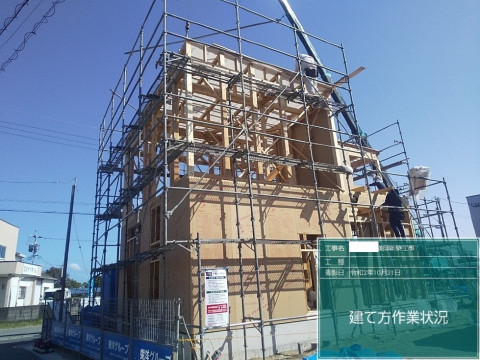 YJ様邸建て方 