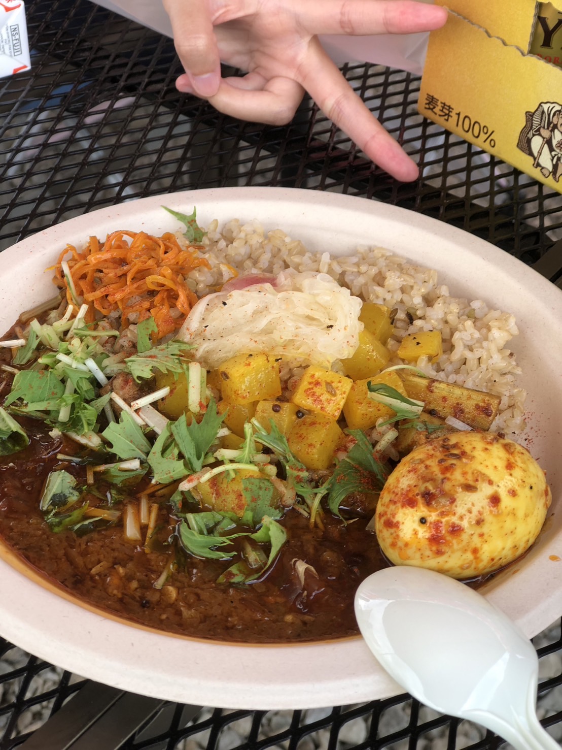 感謝祭カレー写真